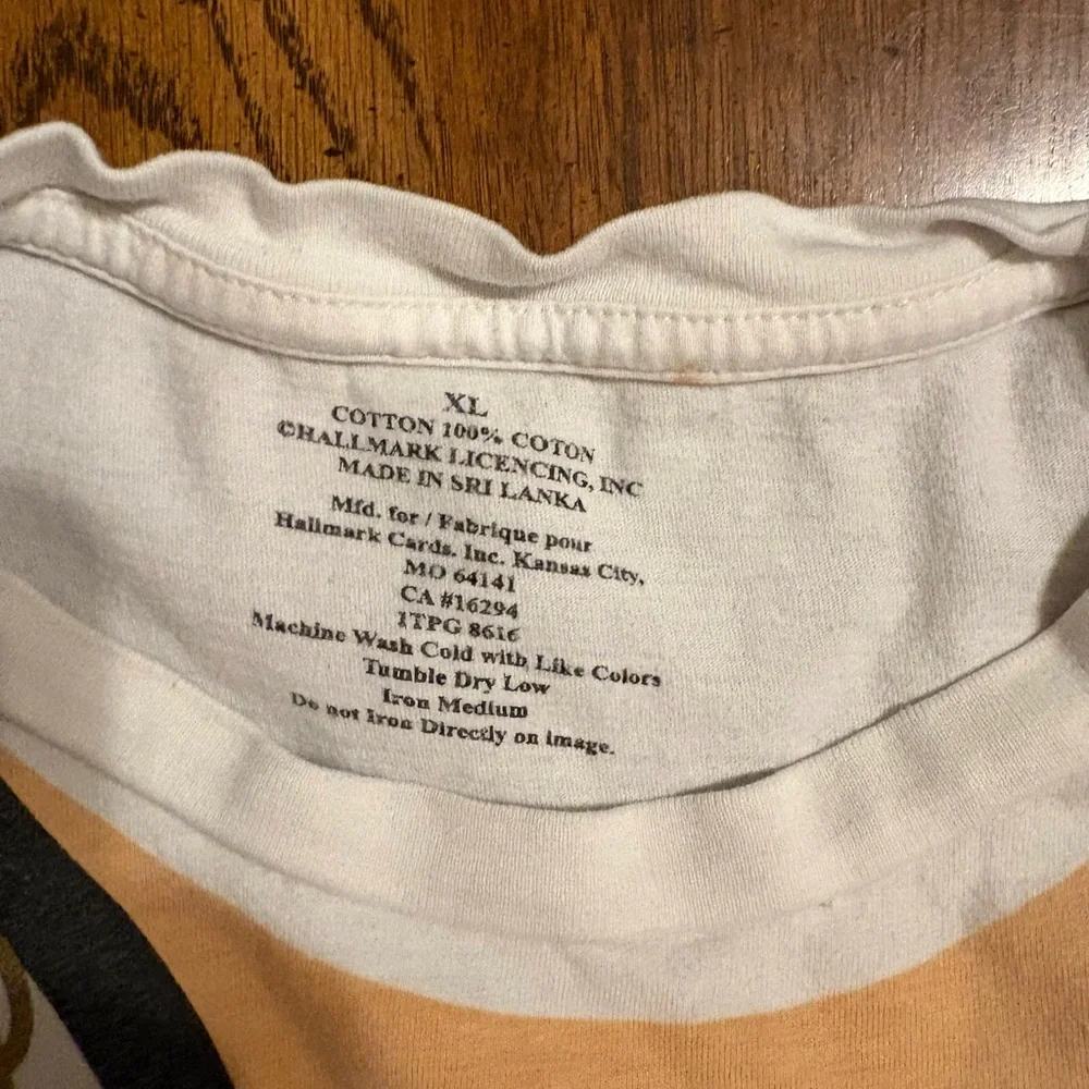 Hallmark Macho Man Tee - White and Gold - Picture 2 of 2